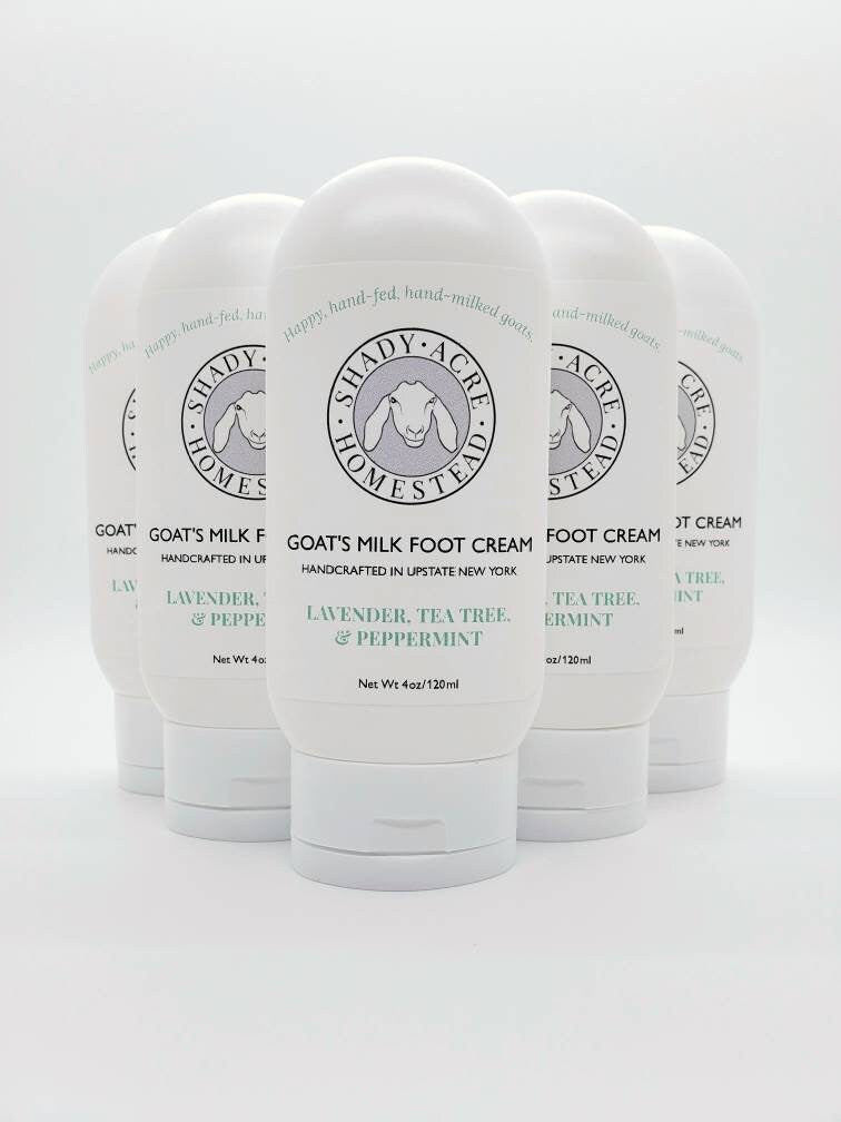 Lavender and peppermint foot cream with goat milk, lavender foot cream, peppermint foot cream, lavender foot lotion, peppermint foot lotion, intensive foot lotion