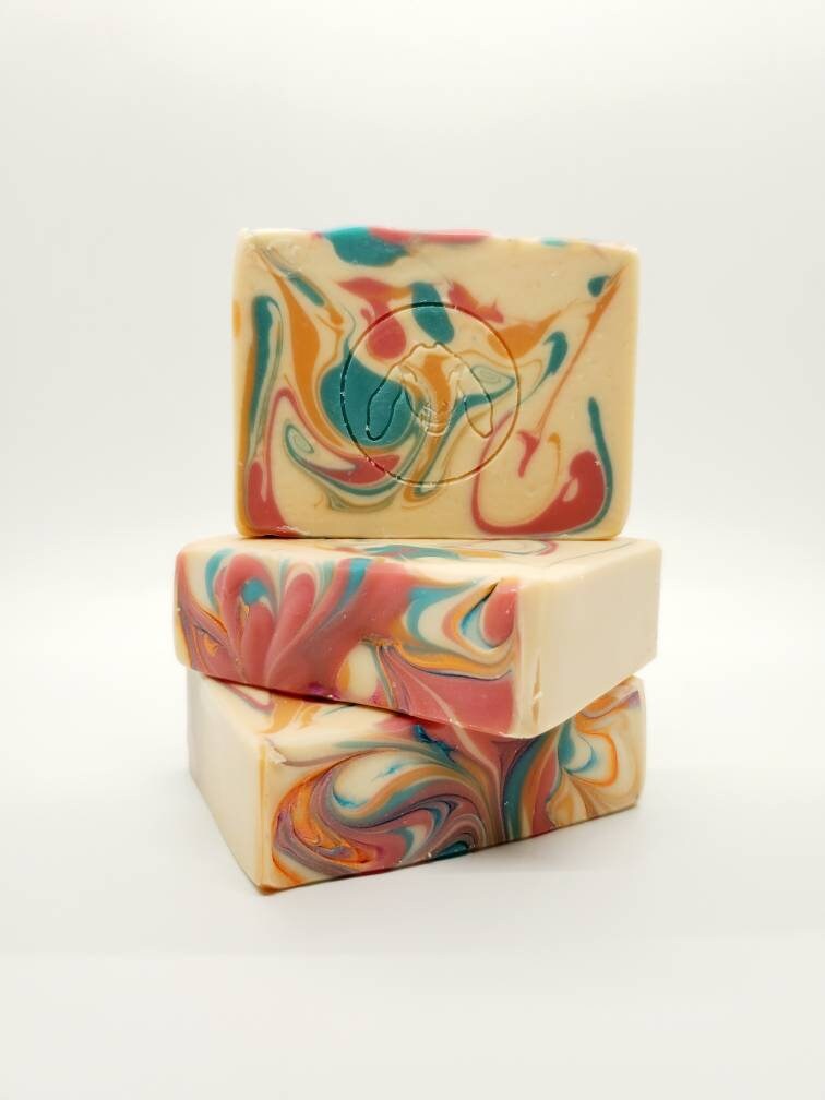 Large Pure Energy Goat Milk Soap 5.5 oz, handmade soap, citrus soap