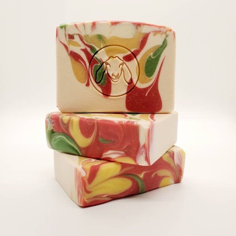 Large 5.5 oz applejack scented goat milk soap, goat milk soap, goats milk soap, goat milk soap bar, goats milk soap bar, soap for men, eczema soap, psoriasis soap, sensitive skin soap, shea butter soap, olive oil soap, lard soap, handmade soap