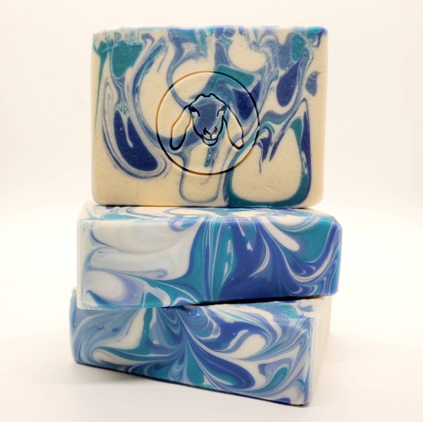 Large Eucalyptus essential oil goat milk soap, 5.5 oz, hand made soap, hand crafted soap, lard soap, olive oil soap, gift for her