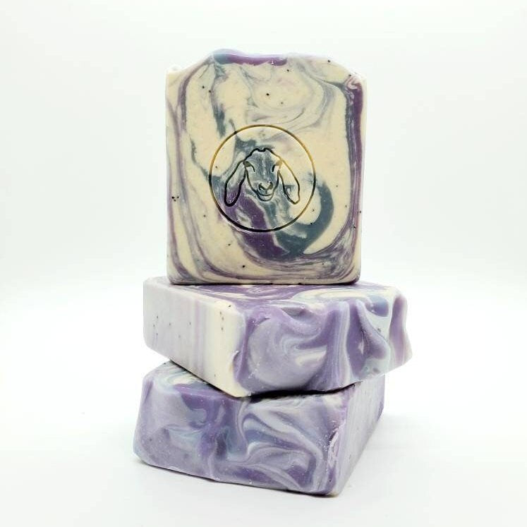 Large 5.5 oz Blueberry soap, goat milk soap, goats milk soap, goat milk soap bar, goats milk soap bar, bar soap, soap for men, sensitive skin soap, shea butter soap, olive oil soap, lard soap, scented soap, handmade soap