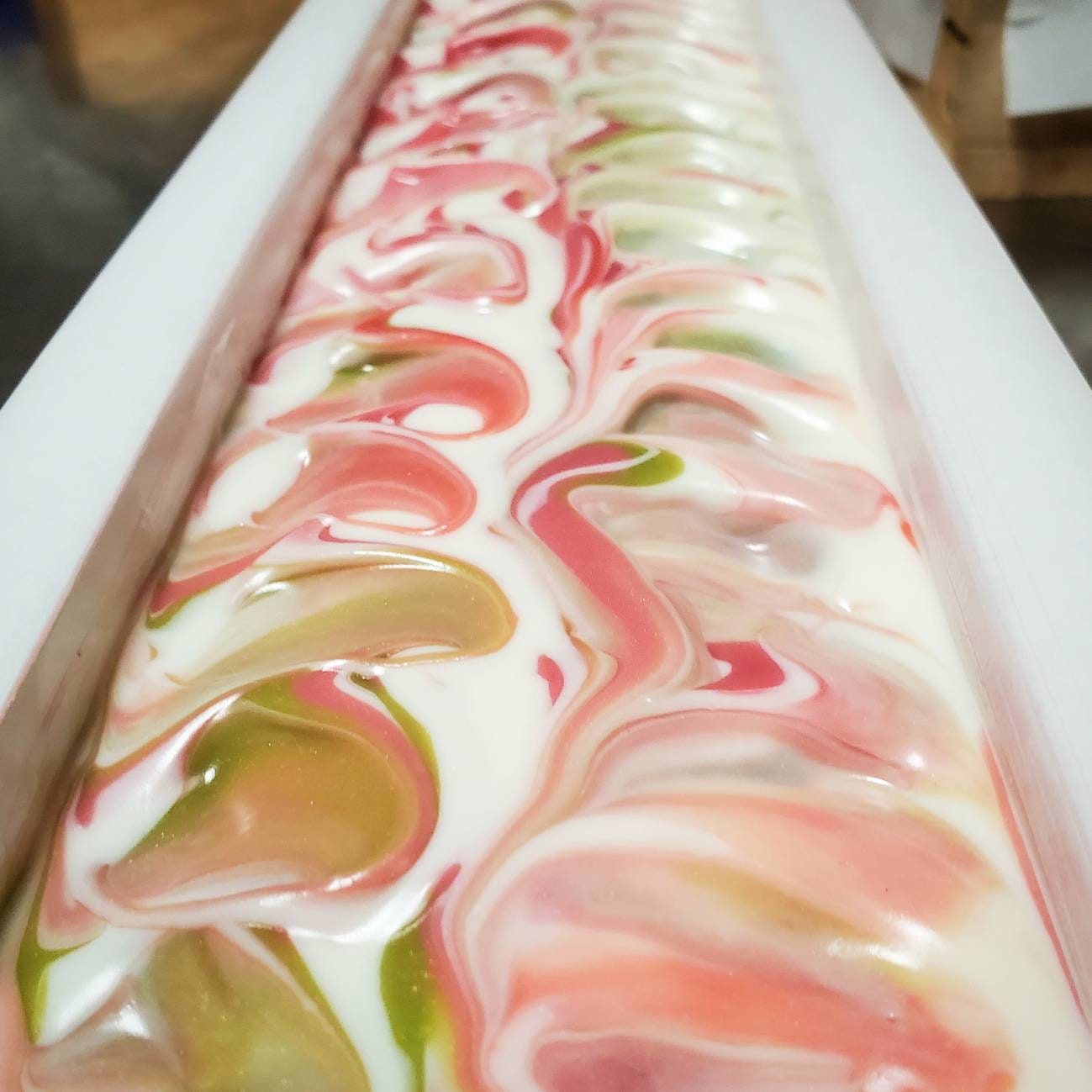 Large Red Berry Rhubarb Goat Milk Soap 5.5 oz, handmade soap, handcrafted soap, bar soap, hand made soap