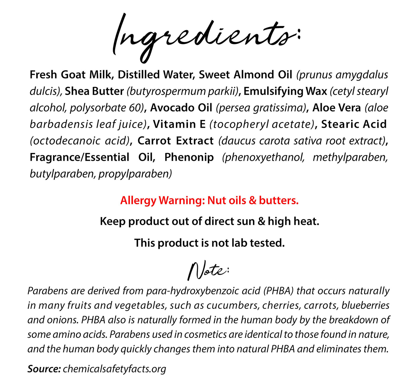 Goat Milk Hand Cream