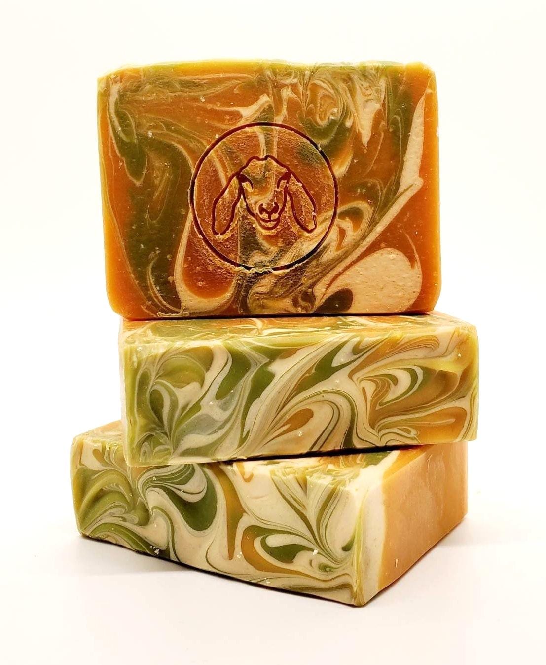 Photo of Lemongrass soap, goat milk soap, soap bar, soap for men, lemongrass goats milk soap bar, mens soap bar, homemade soap, goats milk soap lemongrass, lard soap, lemongrass olive oil soap, lemongrass shea butter soap, face soap bar