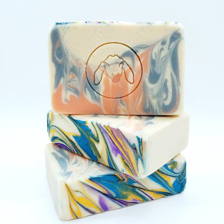 Large Pure Energy Goat Milk Soap 5.5 oz, handmade soap, citrus soap