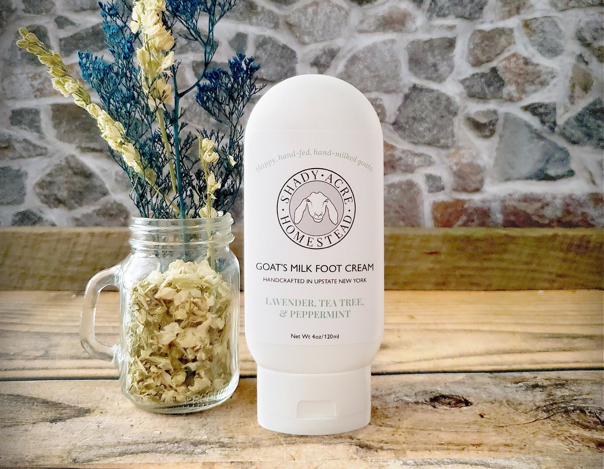 Goatmilk Foot creme, goat milk foot cream with peppermint and lavender, goats milk foot lotion, goats milk lotion for feet, goats milk foot cream for cracked heels, goat milk foot cream