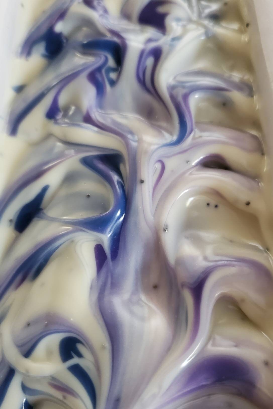 Large 5.5 oz Blueberry Jam Goat Milk Soap Bar, Handmade Soap, Goats Milk Soap Bar, Lard Soap for Men, soap for Women