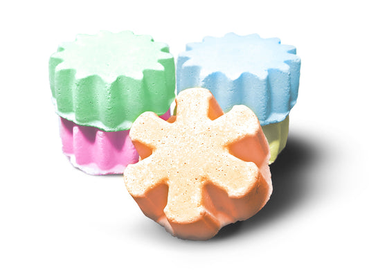 shower steamers, shower bombs, shower steamer gift set, shower bomb gift set, 5 pack shower steamer, shower fizzy, shower fizzer, shower fizzies, eucalyptus shower steamers, essential oil shower steamers