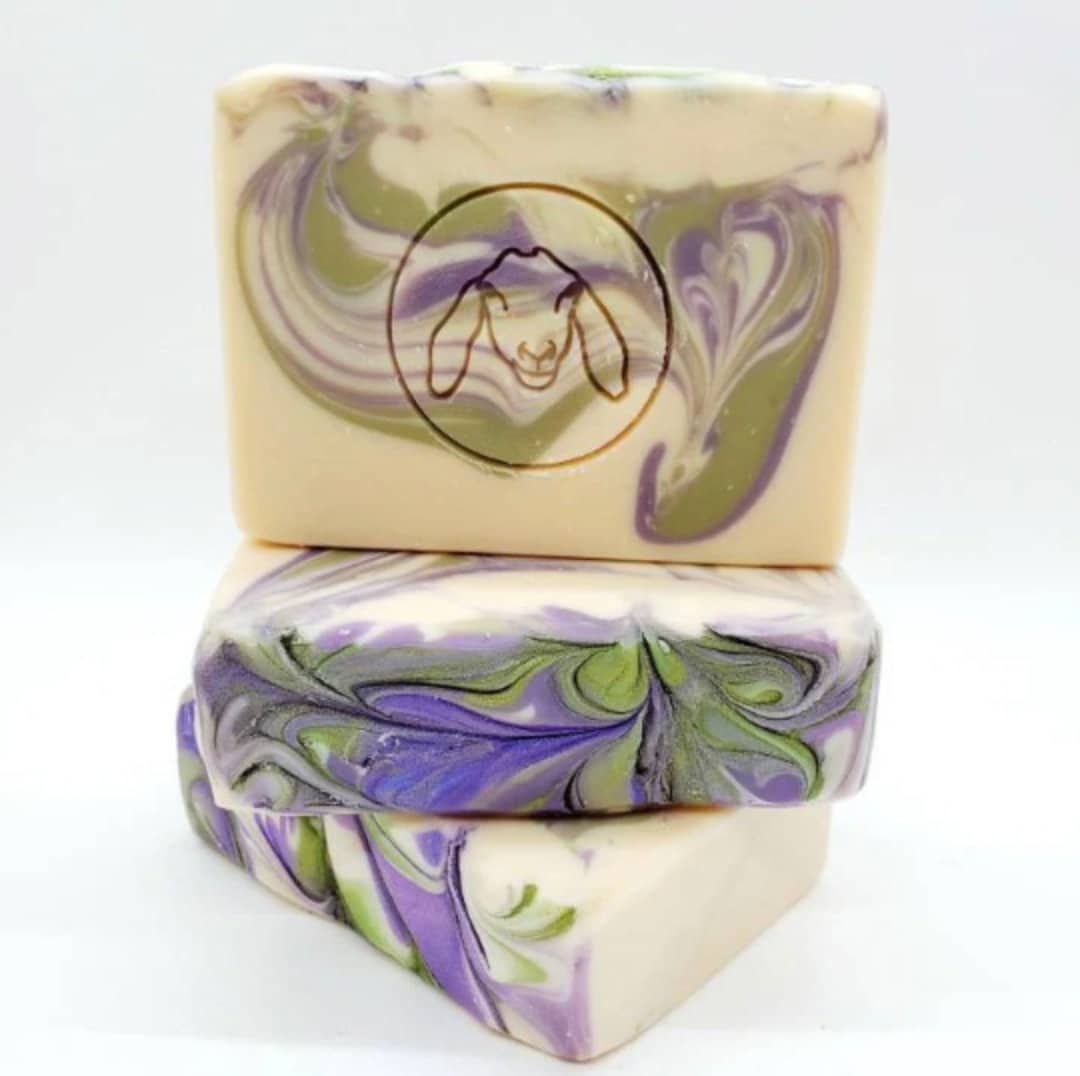 Artisan Goat Milk Soap Loaves, 13 Soap Bars