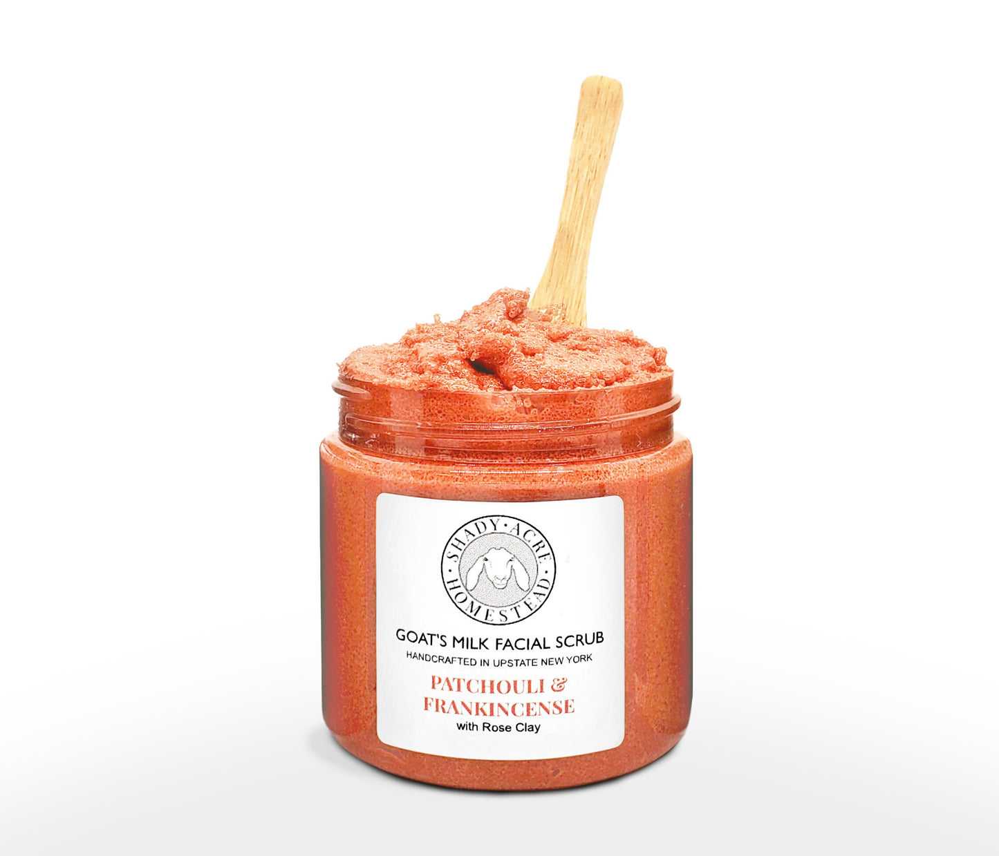 Rose clay face scrub, rose clay facial scrub, rose clay skincare, face sugar scrub, facial sugar scrub