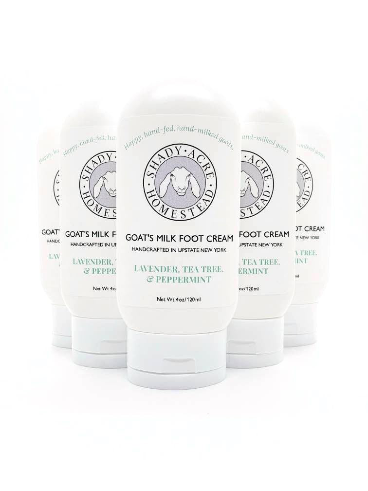 Lavender and peppermint foot cream with goat milk, lavender foot cream, peppermint foot cream, lavender foot lotion, peppermint foot lotion, intensive foot lotion