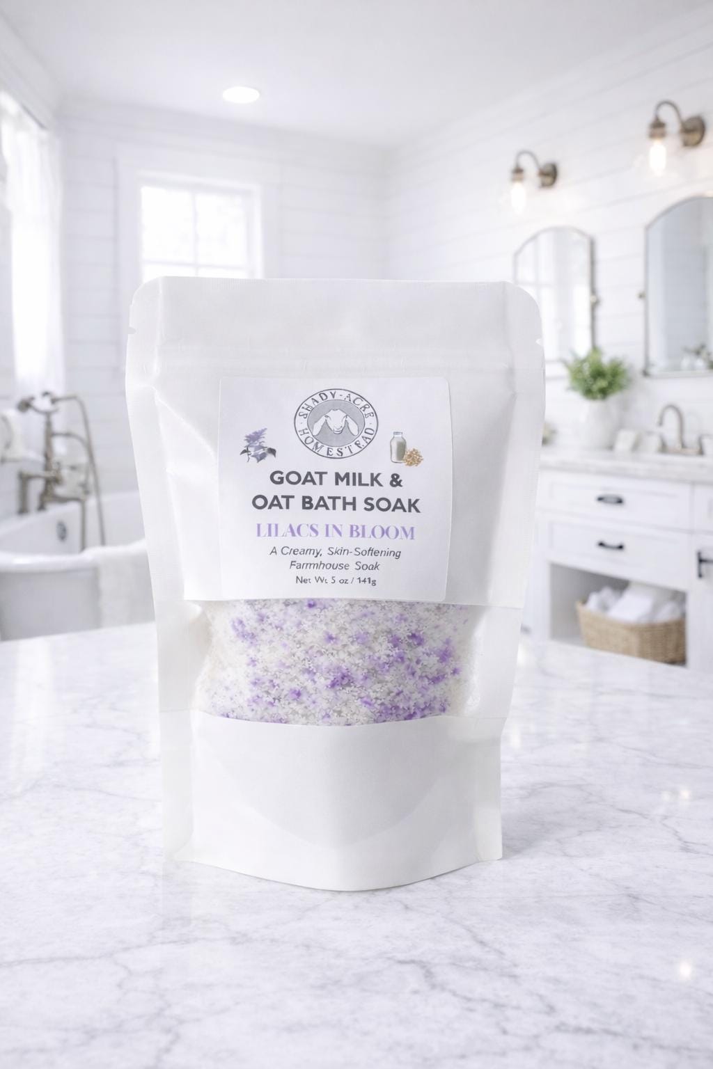 Goat Milk Bath Soak | Single Use Milk Bath | Lavender Eucalyptus, Floral & Unscented Options | Self Care Gift | 5 oz Mineral Soak